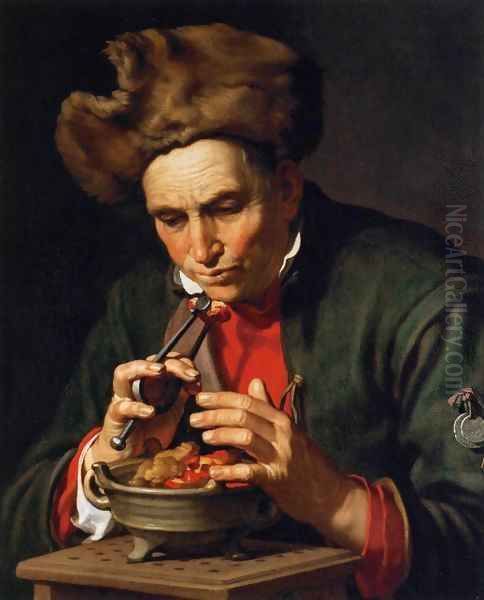 Allegory of Winter Oil Painting by Abraham Bloemaert