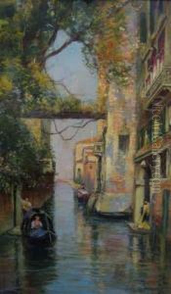 Venise Oil Painting by Raymond Allegre