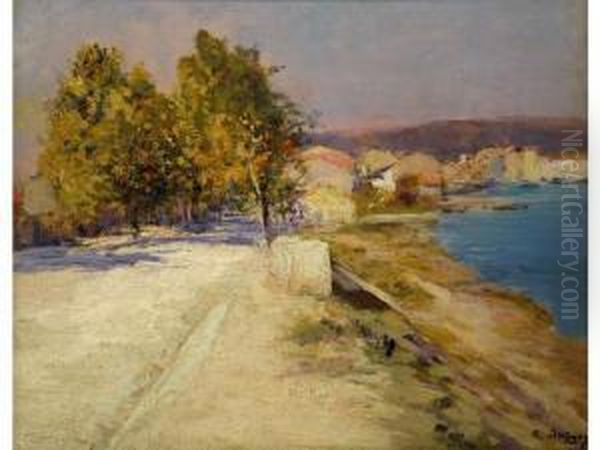 :les Martigues Oil Painting by Raymond Allegre