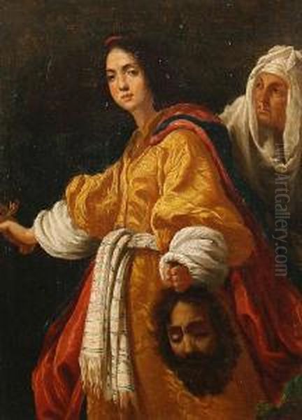 Judith With The Head Of Holofernes Oil Painting by Cristofano Allori