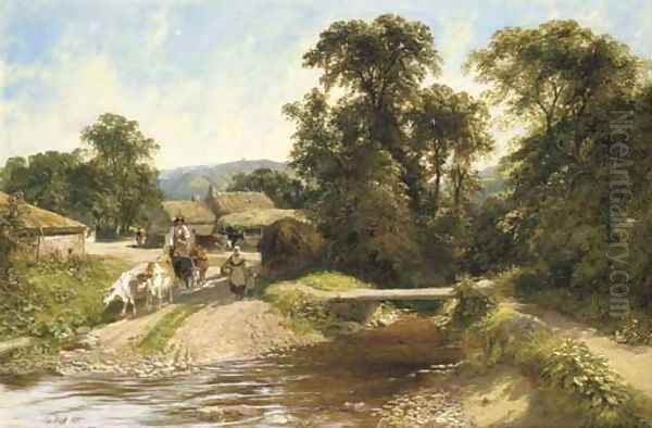 View of Killarney Oil Painting by Samuel Bough