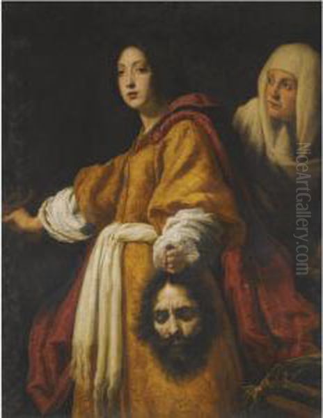 Judith With The Head Of Holofernes Oil Painting by Cristofano Allori