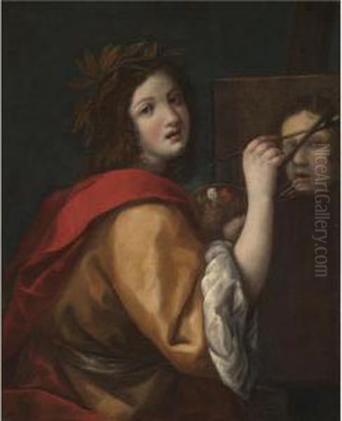 An Allegory Of Painting Oil Painting by Cristofano Allori