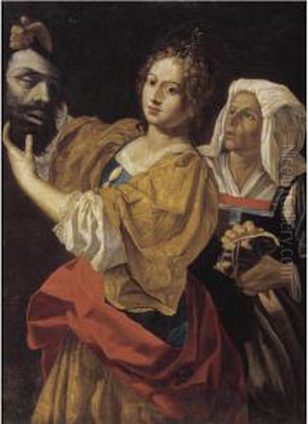 Judith And The Head Of Holofernes Oil Painting by Cristofano Allori