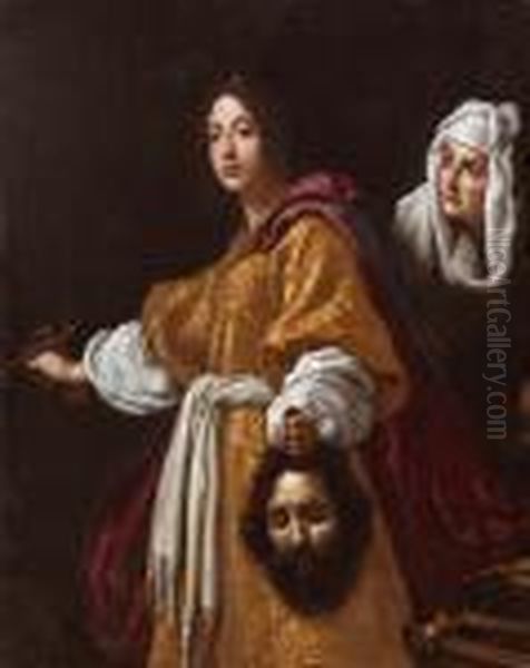 Giuditta Con La Testa Di Oloferne Oil Painting by Cristofano Allori