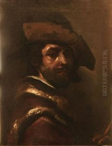 Autoritratto Oil Painting by Cristofano Allori