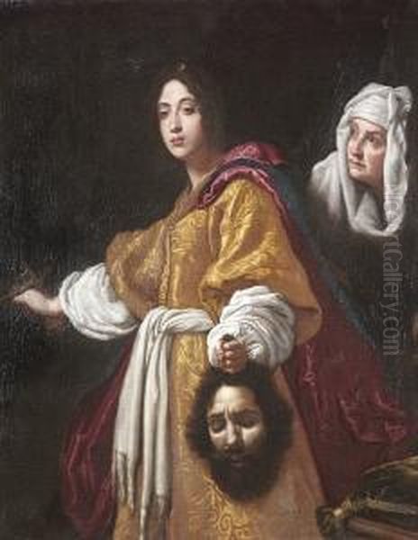 Judith With The Head Of Holofernes Oil Painting by Cristofano Allori