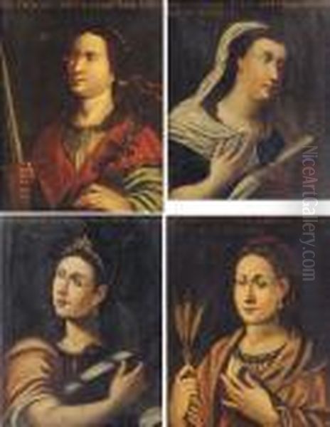 Four Sybils Oil Painting by Cristofano Allori