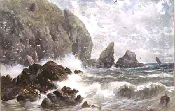 Coast Scene Oil Painting by Samuel Bough