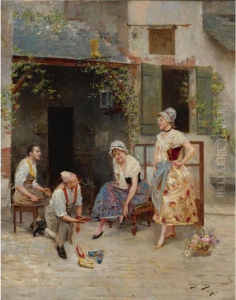 La Bottine D'or Oil Painting by Alonso Perez