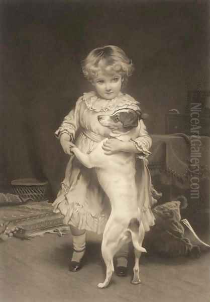 My first partner Oil Painting by Charles Burton Barber