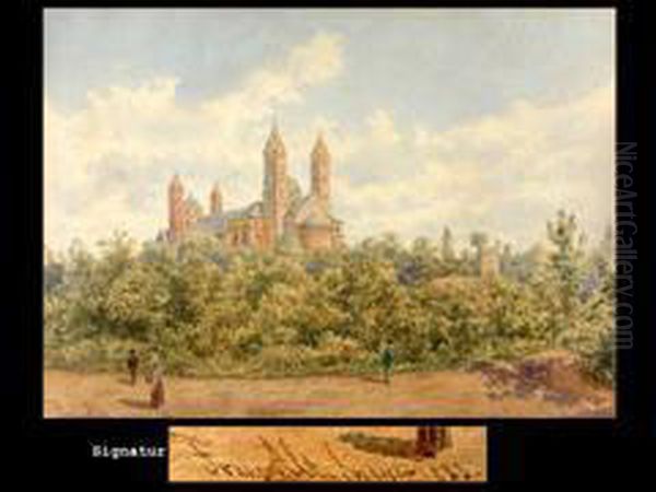 Der Dom Zu Speyer Oil Painting by Franz Alt