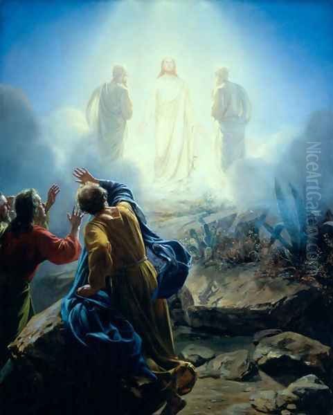 The Transfiguration Oil Painting by Carl Heinrich Bloch