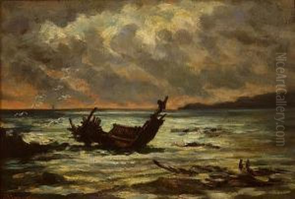 After The Storm Oil Painting by Ioannis (Jean H.) Altamura