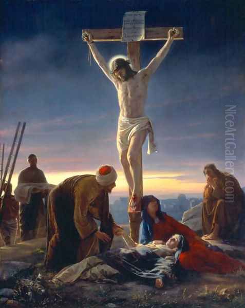 The Crucifixion Oil Painting by Carl Heinrich Bloch