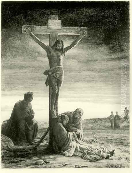 Crucifixion of Christ Oil Painting by Carl Heinrich Bloch