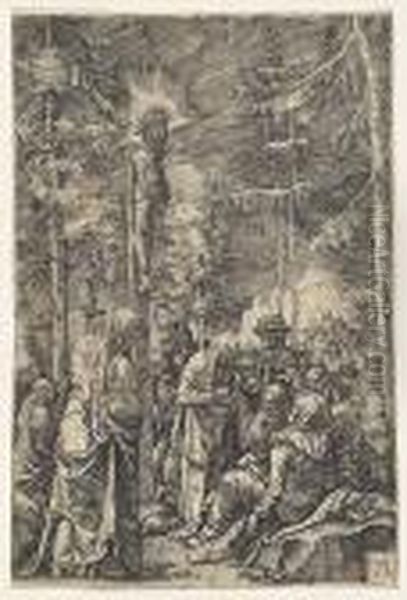 The Crucifixion Oil Painting by Albrecht Altdorfer