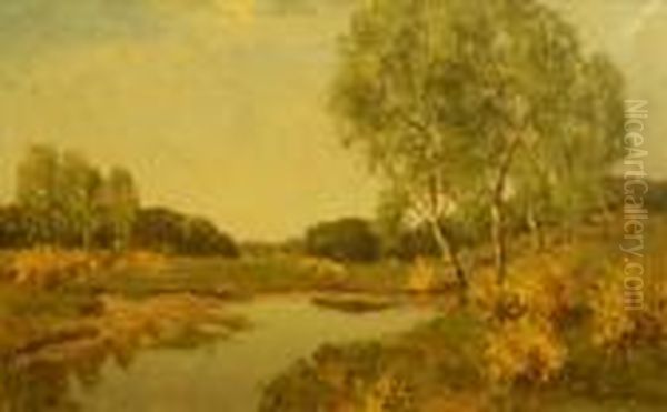 Landschap Met Ven. Gesigneerd Oil Painting by Gerard Altmann