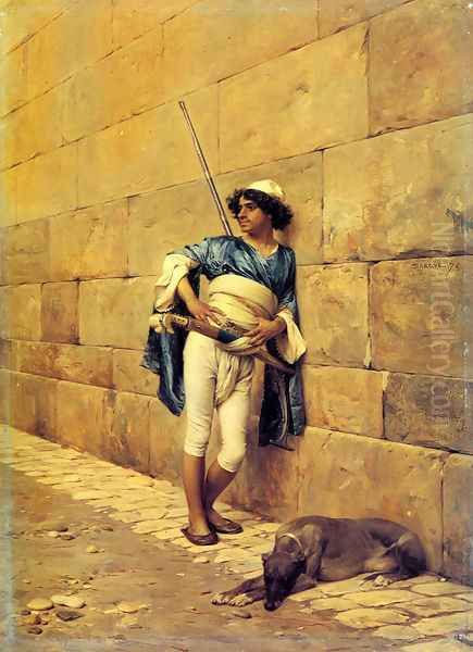 La Sentinelle (The Sentry) Oil Painting by Charles Bargue