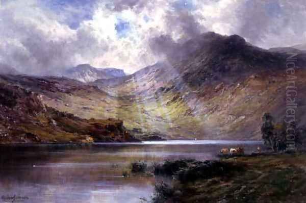 Ben Lomond Oil Painting by Alfred de Breanski