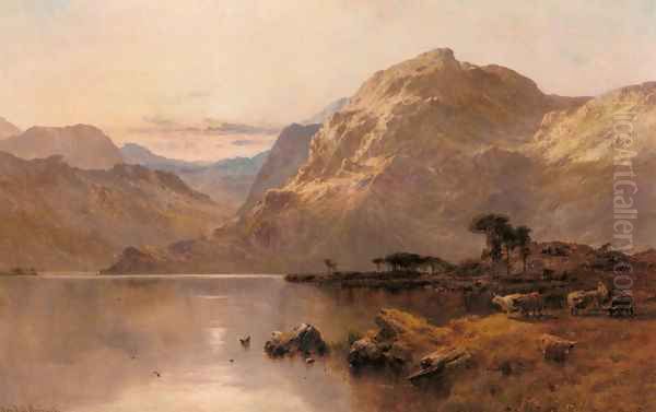 Crafnat, North Wales Oil Painting by Alfred de Breanski