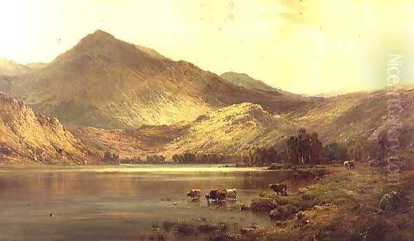 Lochearnhead Oil Painting by Alfred de Breanski