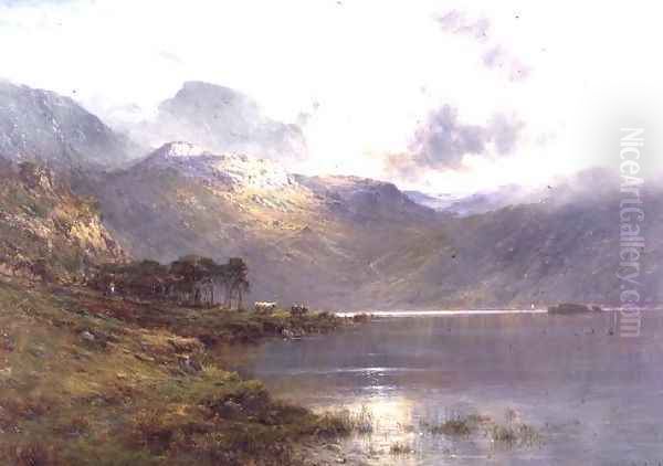 Near Inversnaid, after the rain Oil Painting by Alfred de Breanski