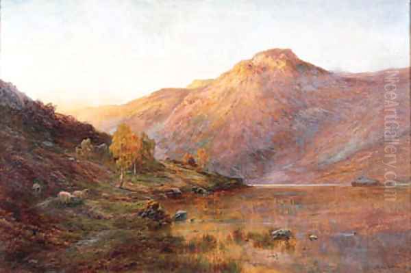 Ben Lomond 2 Oil Painting by Alfred de Breanski