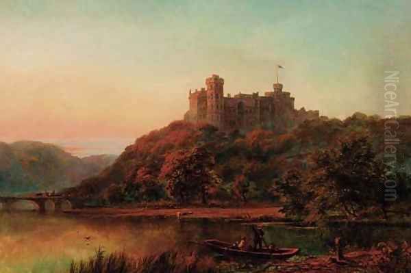 Windsor Castle Oil Painting by Alfred de Breanski