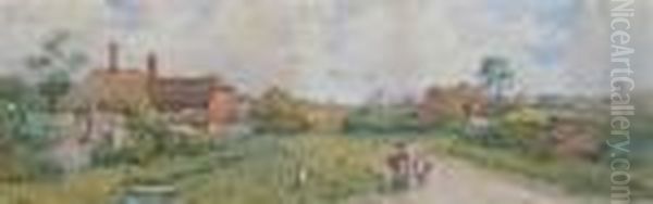 Near Staplehurst Oil Painting by William Anderson