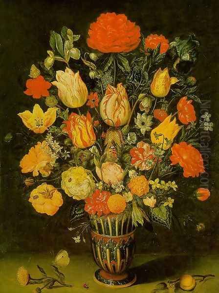 Still-Life of Flowers Oil Painting by Ambrosius the Elder Bosschaert