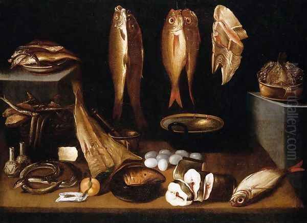 Still-Life c. 1640 Oil Painting by Francisco Barrera