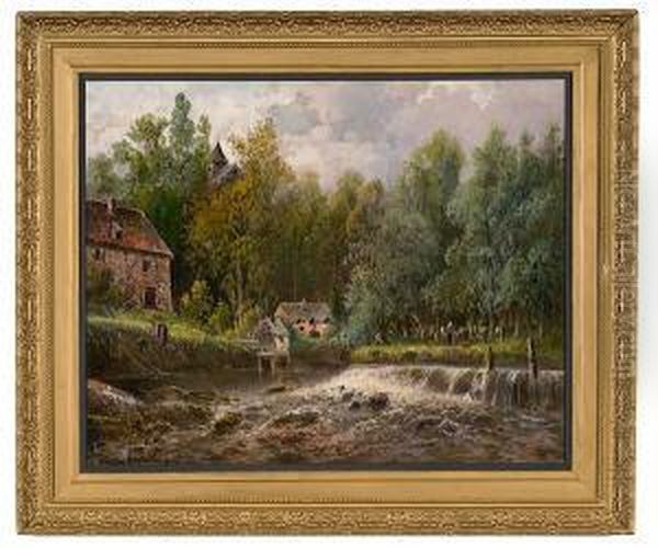 Landscape Oil Painting by Gaston Anglade