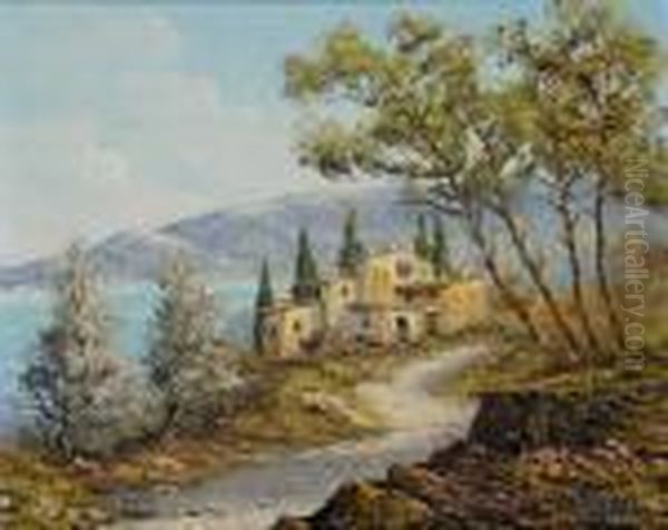 Mat En Provence Oil Painting by Gaston Anglade