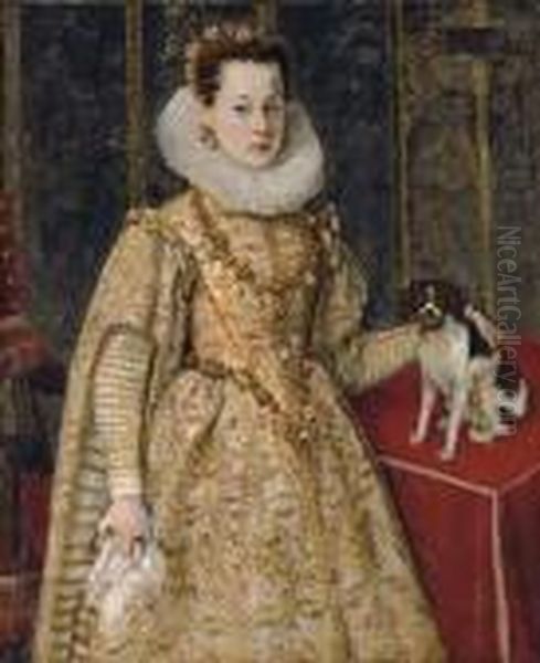 Portrait Of Margherita Of Savoy Oil Painting by Sofonisba Anguissola