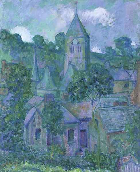 Giverny at Night Oil Painting by Theodore Butler