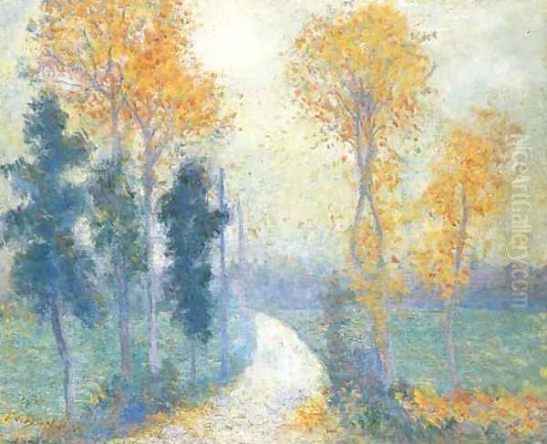 La Route de Limetz Oil Painting by Theodore Butler