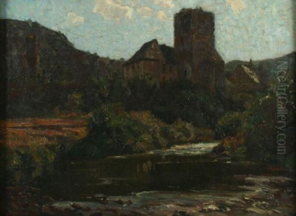 Schlos Langenau by Otto Antoine