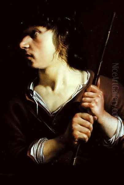 A Shepherd 1635 Oil Painting by Salomon de Bray