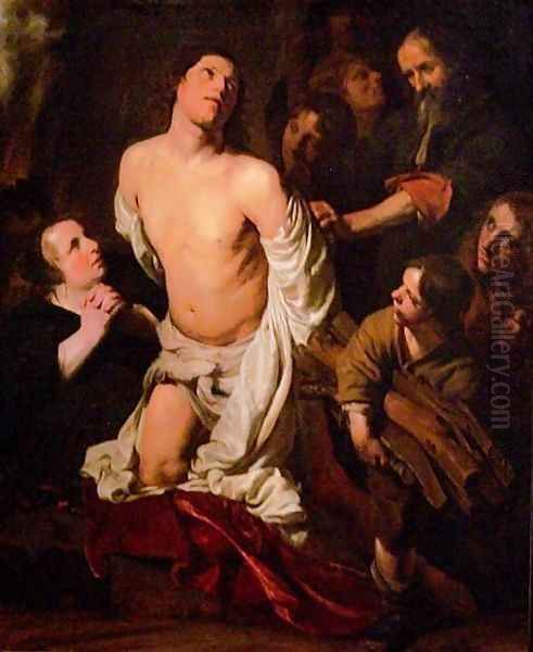 The Martyrdom of St Lawrence Oil Painting by Salomon de Bray