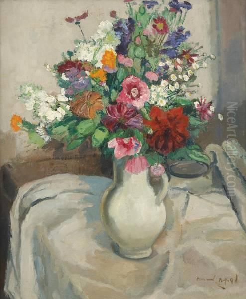 Vase Fleuri Oil Painting by Armand Apol