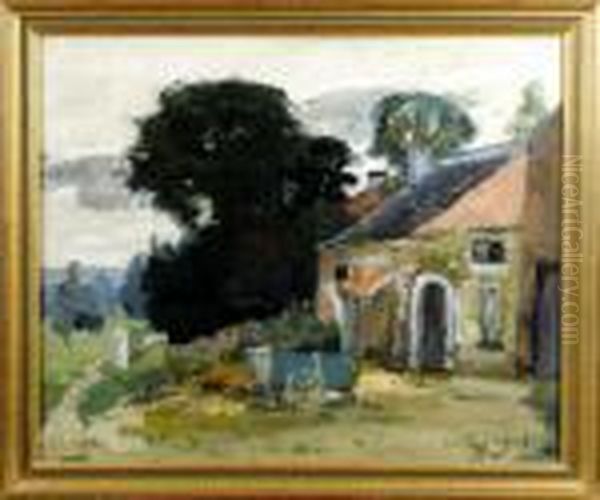 Maison De Campagne. Oil Painting by Armand Apol