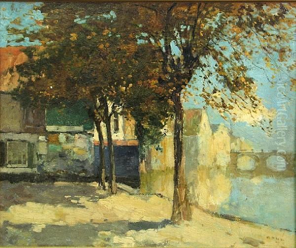 Coin Du Village Oil Painting by Armand Apol