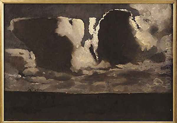 Moonlight Oil Painting by George Hendrik Breitner