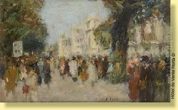 Boulevard Anime Oil Painting by Armand Apol