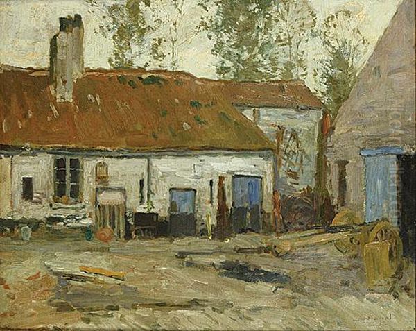 Ferme Oil Painting by Armand Apol