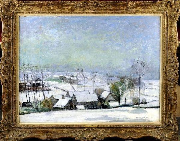 [village Enneige] Oil Painting by Armand Apol