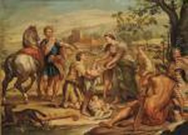 Scene Mitologiche Oil Painting by Andrea, the Elder Appiani