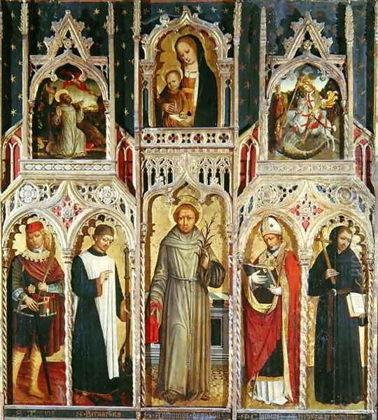 Altarpiece of St. Anthony Oil Painting by Ludovico Brea