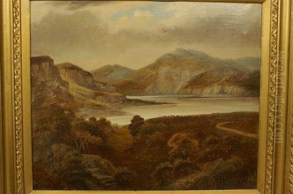 Autumn In The Lakes Oil Painting by Charles Archer